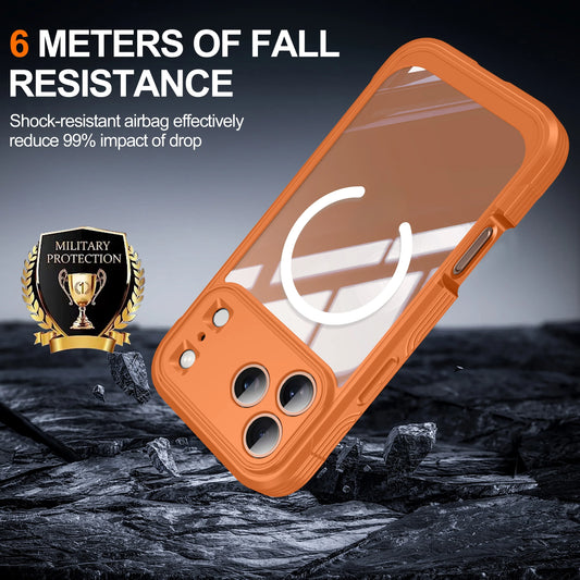 Funda Magnética Transparente Antigolpes para iPhone 17 / 17 Air / 17 Pro / 17 Pro Max