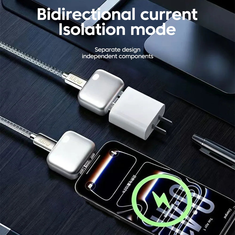 Adaptador Inteligente USB-C con Corte Automático de Carga | Hasta 140W