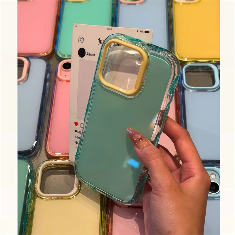 Funda de Silicona Antigolpes para iPhone | Efecto Gelatina en Colores