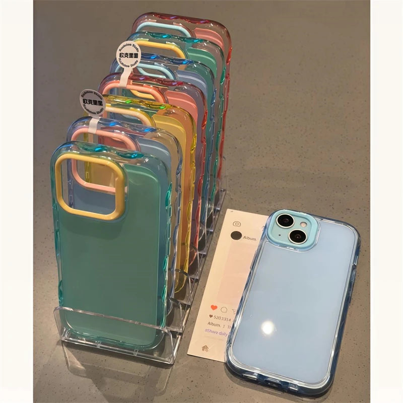 Funda de Silicona Antigolpes para iPhone | Efecto Gelatina en Colores