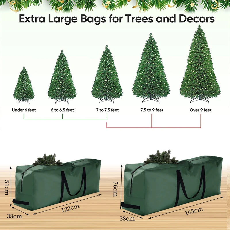 Árbol de Navidad Artificial de PVC | Alturas de 1,2 m a 2,1 m