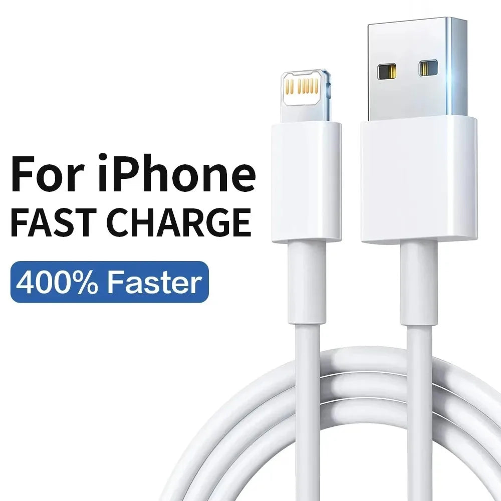 Cargador Rápido PD 40W GaN con Cable Trenzado USB-C | Para iPhone y Android