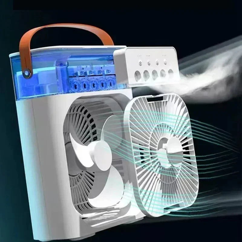 Aire Acondicionado Portátil con Humidificador y Ventilador 3 Velocidades
