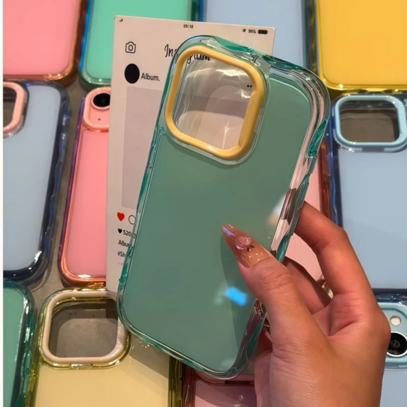 Funda de Silicona Antigolpes para iPhone | Efecto Gelatina en Colores