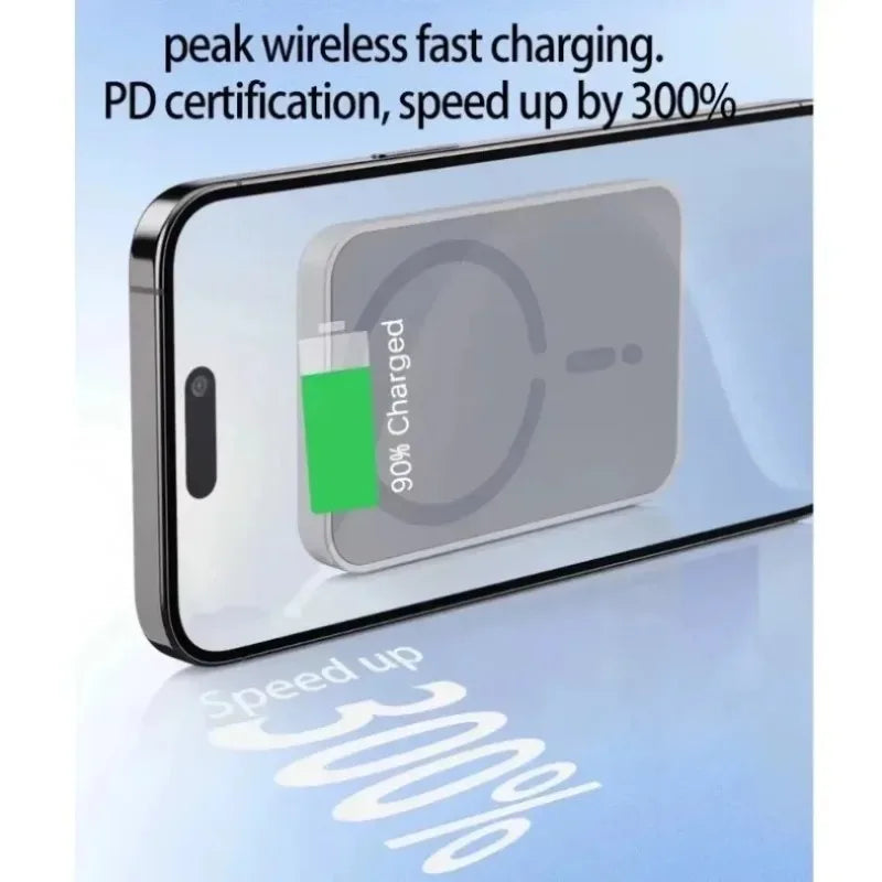 Soporte Magnético de Móvil para Coche con Carga Inalámbrica — Compatible MagSafe iPhone 12 a 17