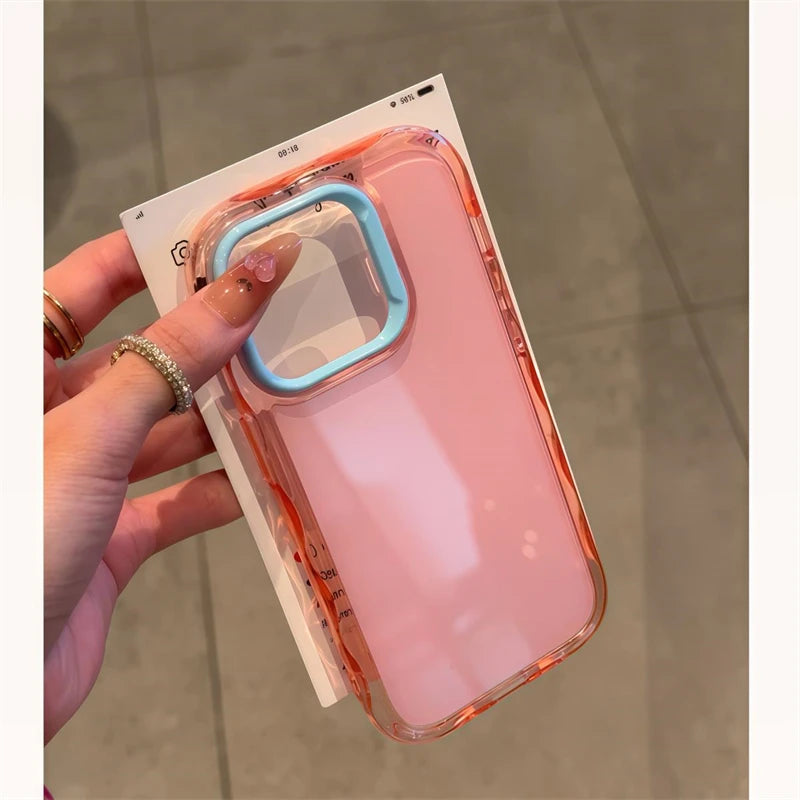Funda de Silicona Antigolpes para iPhone | Efecto Gelatina en Colores