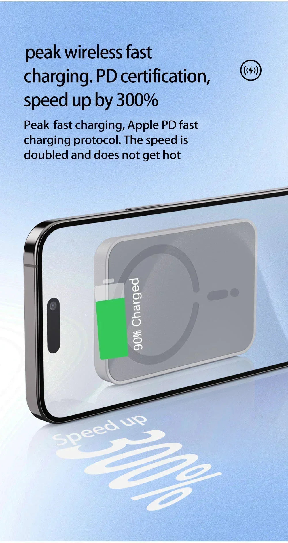 Soporte Magnético de Móvil para Coche con Carga Inalámbrica — Compatible MagSafe iPhone 12 a 17