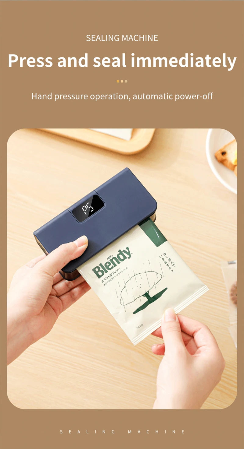 Sellador de Bolsas Mini Portátil