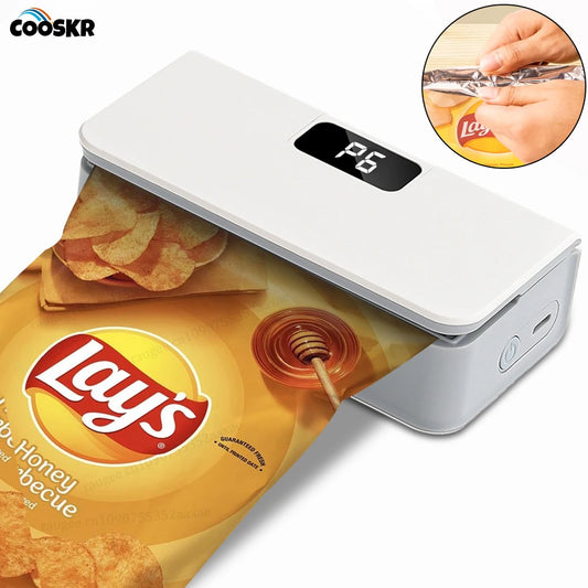 Mini máquina Sellador de bolsas de plástico.