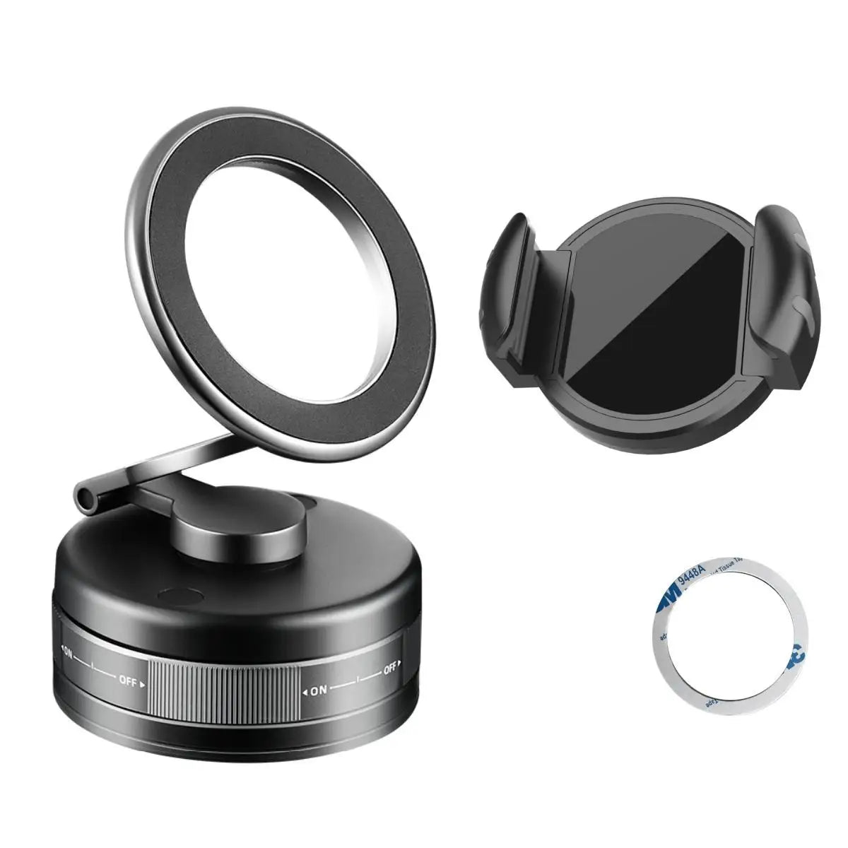Cross border Vacuum Adsorption Foldable Rotating Magnetic Car Phone Stand Lazy Car Navigation Multi scene Stand