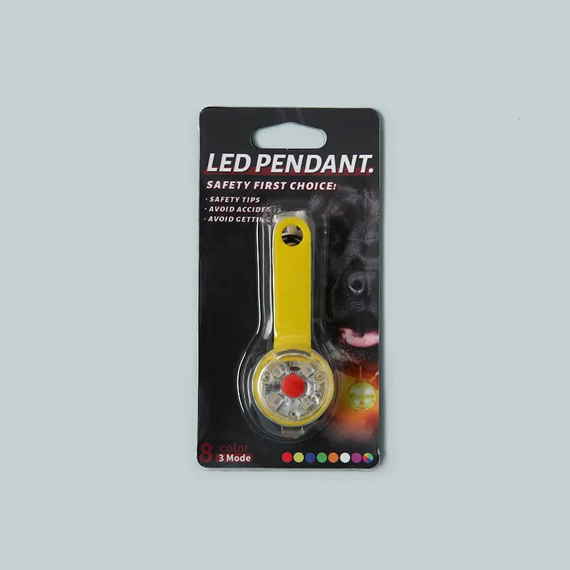 Colgante LED Luminoso para Mascotas | Luz de Seguridad Recargable USB Resistente al Agua