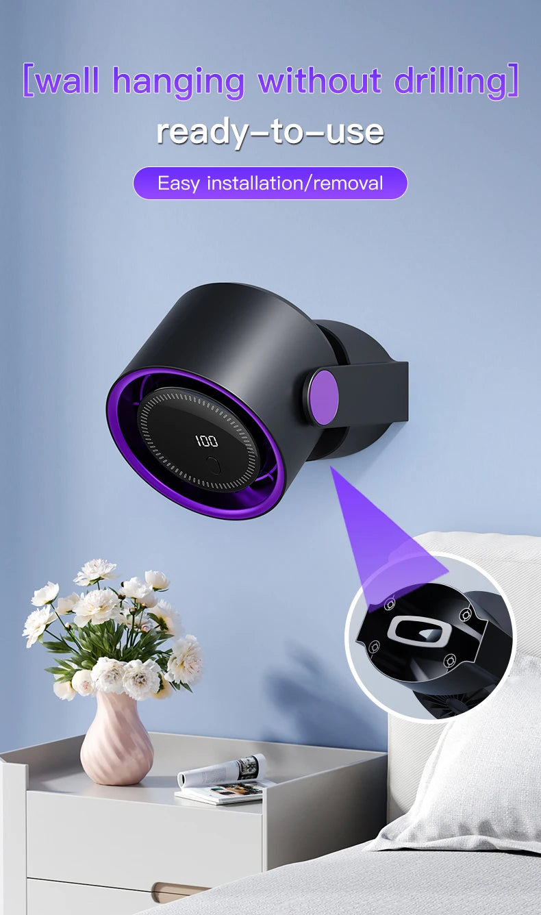 Ventilador Circulador de Aire TINSOL | Inalámbrico, Silencioso y Portátil
