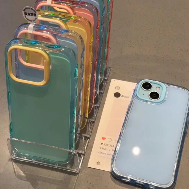 Funda de Silicona Antigolpes para iPhone | Efecto Gelatina en Colores