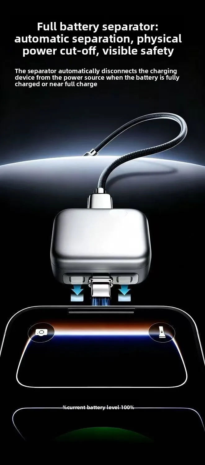 Cargador Rápido 140W USB-C con Desconexión Automática
